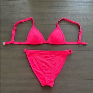 H&M hot pink bikini